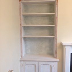 Bookcase with storage for alcove 2